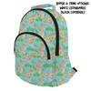 Pocket Backpack - Neon Floral Tangerine Goofy & Pluto
