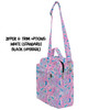 Crossbody Bag - Neon Floral Jellyfish