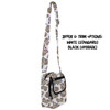 Belt Bag with Shoulder Strap - Animal Print Mouse Ears Rainbow