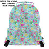 Pocket Backpack - Neon Spring Floral Mickey & Friends