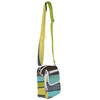Belt Bag with Shoulder Strap - The SediMINT Avacado Wave Wall