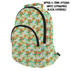 Pocket Backpack - Think (Orange) Bird Thoughts