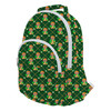 Pocket Backpack - Geometric Orange Bird