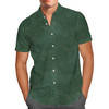 Men's Button Down Short Sleeve Shirt - Animal Print - Alligator