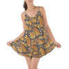 Beach Cover Up Dress - Animal Print - Monarch Butterfly