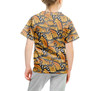 Youth Cotton Blend T-Shirt - Animal Print - Monarch Butterfly