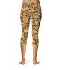 Sport Capri Leggings - Animal Print - Monarch Butterfly