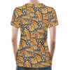 Women's Cotton Blend T-Shirt - Animal Print - Monarch Butterfly