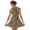 Cotton Racerback Dress - Animal Print - Cheetah