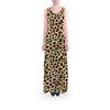 Flared Maxi Dress - Animal Print - Cheetah