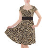 Sweetheart Midi Dress - Animal Print - Cheetah