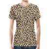 Women's Cotton Blend T-Shirt - Animal Print - Cheetah