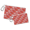 Canvas Zip Pouch - Animal Print - Flamingo