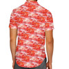 Men's Button Down Short Sleeve Shirt - Animal Print - Flamingo