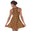 Cotton Racerback Dress - Animal Print - Giraffe