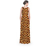 Flared Maxi Dress - Animal Print - Giraffe