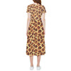 High Low Midi Dress - Animal Print - Giraffe