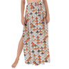 Maxi Sarong Skirt - Animal Print - Koi Fish