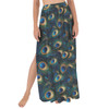 Maxi Sarong Skirt - Animal Print - Peacock