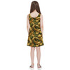 Girls Sleeveless Dress - Animal Print - Snake