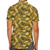 Men's Button Down Short Sleeve Shirt - Animal Print - Snake