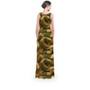 Flared Maxi Dress - Animal Print - Snake