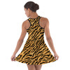 Cotton Racerback Dress - Animal Print - Tiger