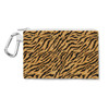 Canvas Zip Pouch - Animal Print - Tiger