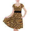 Sweetheart Midi Dress - Animal Print - Tiger