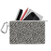 Canvas Zip Pouch - Animal Print - Zebra