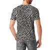 Men's Cotton Blend T-Shirt - Animal Print - Zebra