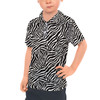 Kids Polo Shirt - Animal Print - Zebra