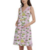 Button Front Pocket Dress - Watercolor Princess Tiana & The Frog