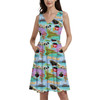 V-Neck Pocket Skater Dress - Castaway Cay