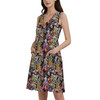 Button Front Pocket Dress - Mulan Sketched