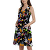Button Front Pocket Dress - Mickey & The Gang Trick or Treat
