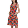 Button Front Pocket Dress - Superhero Stitch - Ironman