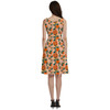 V-Neck Pocket Skater Dress - Orange Bird Munchlings