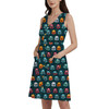 Button Front Pocket Dress - Bounty Hunter Christmas Lights