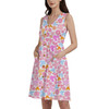 Button Front Pocket Dress - Floral Hippie Mouse