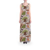 Flared Maxi Dress - Hand Drawn Animal Kingdom