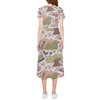 High Low Midi Dress - Hand Drawn Animal Kingdom