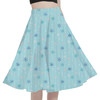 A-Line Pocket Skirt - Frozen Ice Queen Snow Flakes