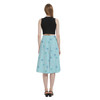 A-Line Pocket Skirt - Frozen Ice Queen Snow Flakes