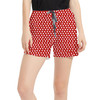 Women's Run Shorts with Pockets - Mouse Ears Polka Dots