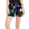 Women's Run Shorts with Pockets - Monsters in Closets