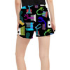 Women's Run Shorts with Pockets - Monsters in Closets