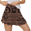 Women's Skort - Maui Tattoos Moana Inspired