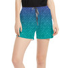 Women's Run Shorts with Pockets - Ariel Mermaid Inspired