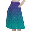 A-Line Pocket Skirt - Ariel Mermaid Inspired